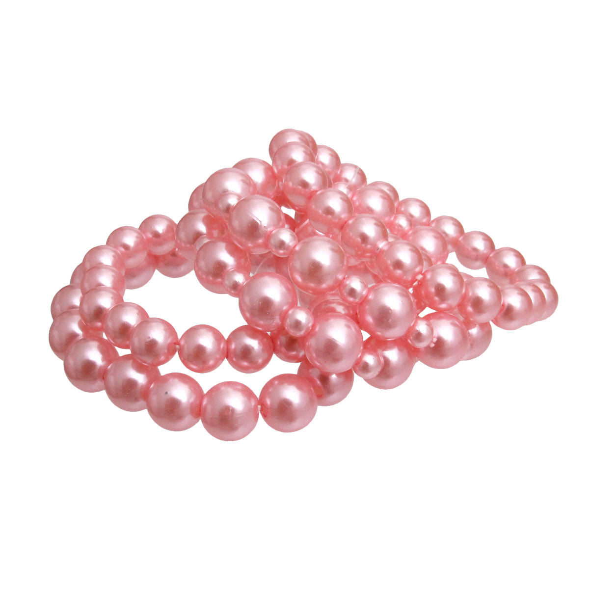 5 Pcs Pink Pearl Bracelets