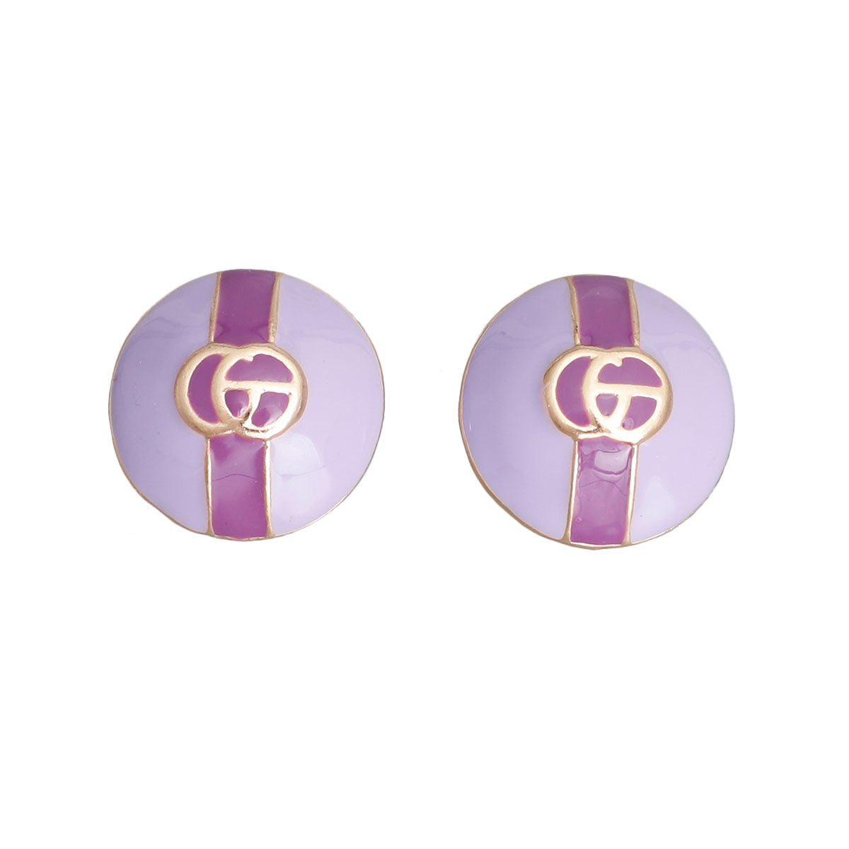 Lavender Haze Dome Studs - Bespoke Style