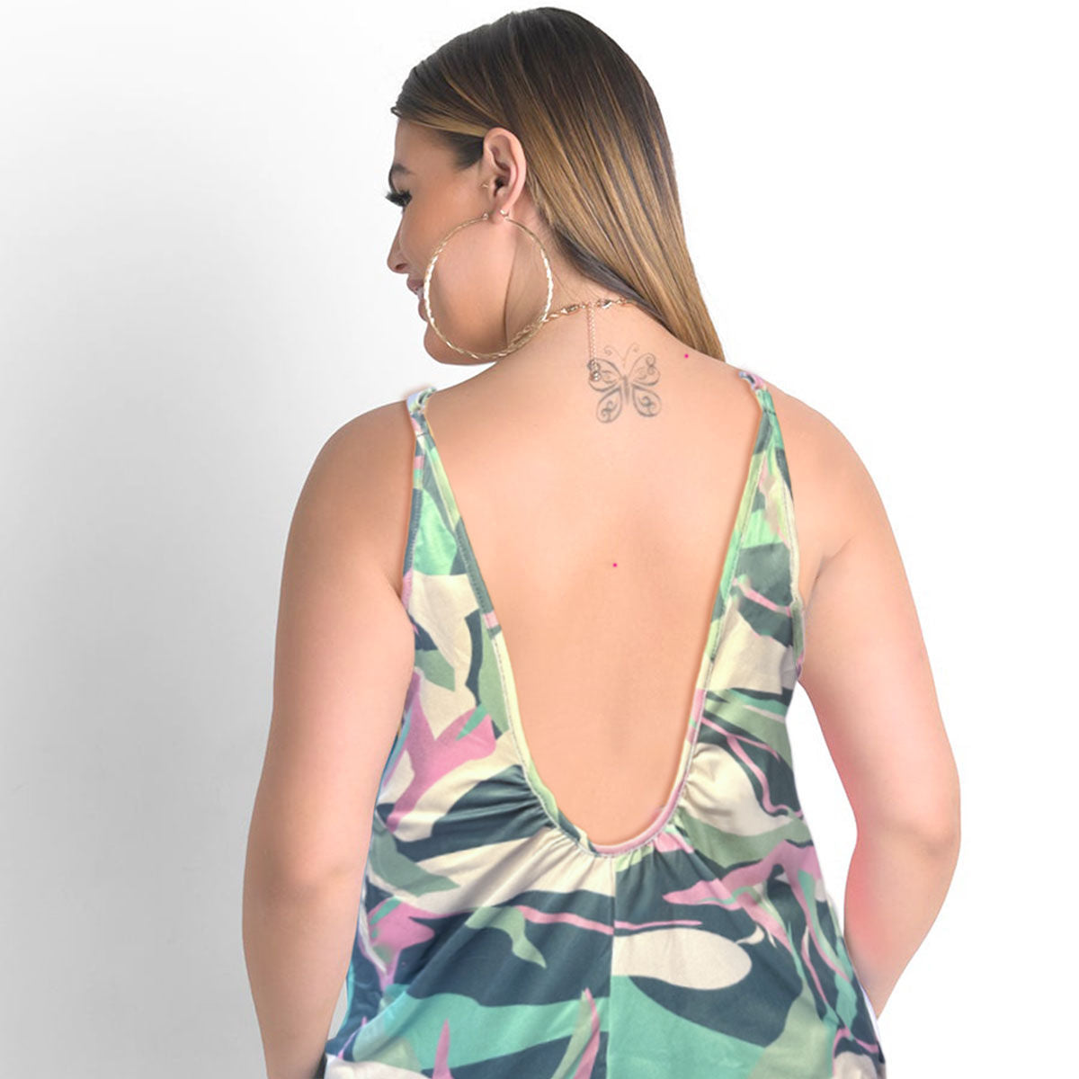 3XL Green Cami Romper