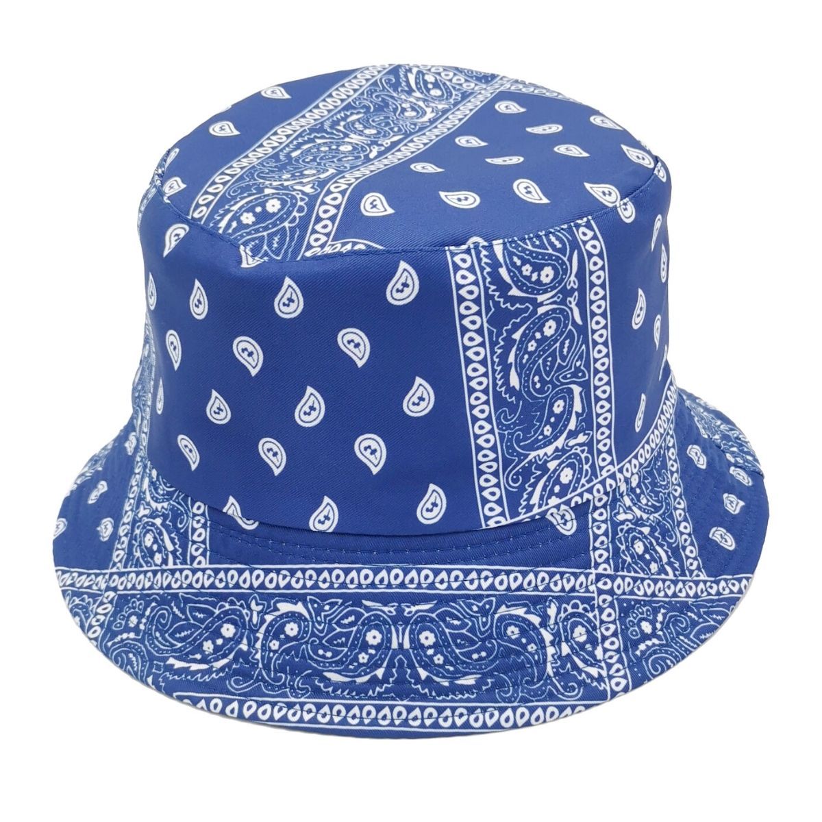 Blue Bandana Reversible Bucket Hat