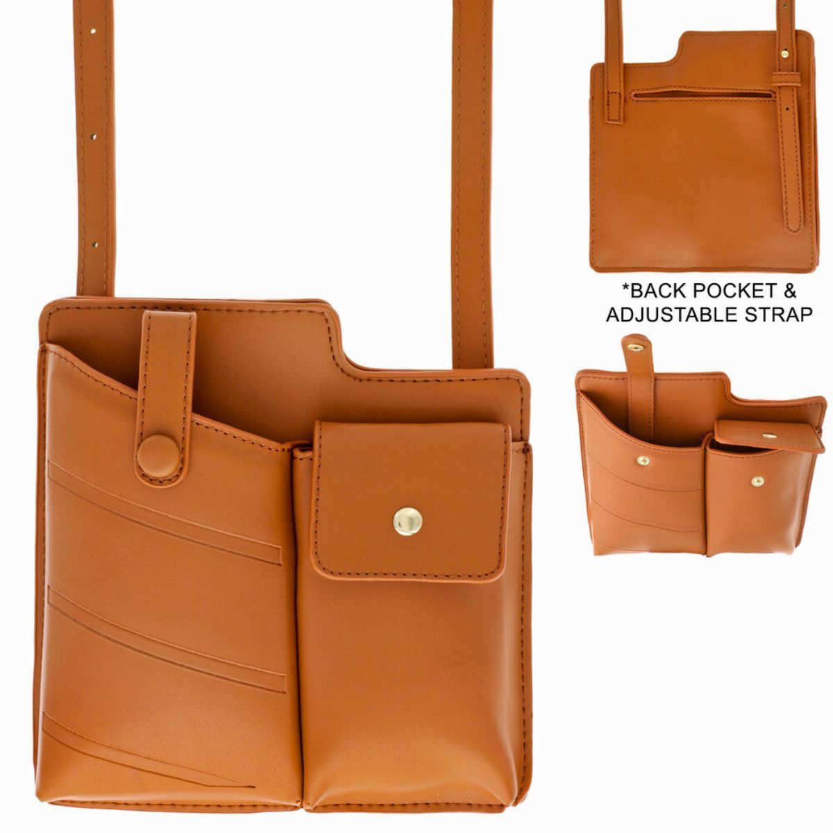 Camel Mobile Phone Crossbody