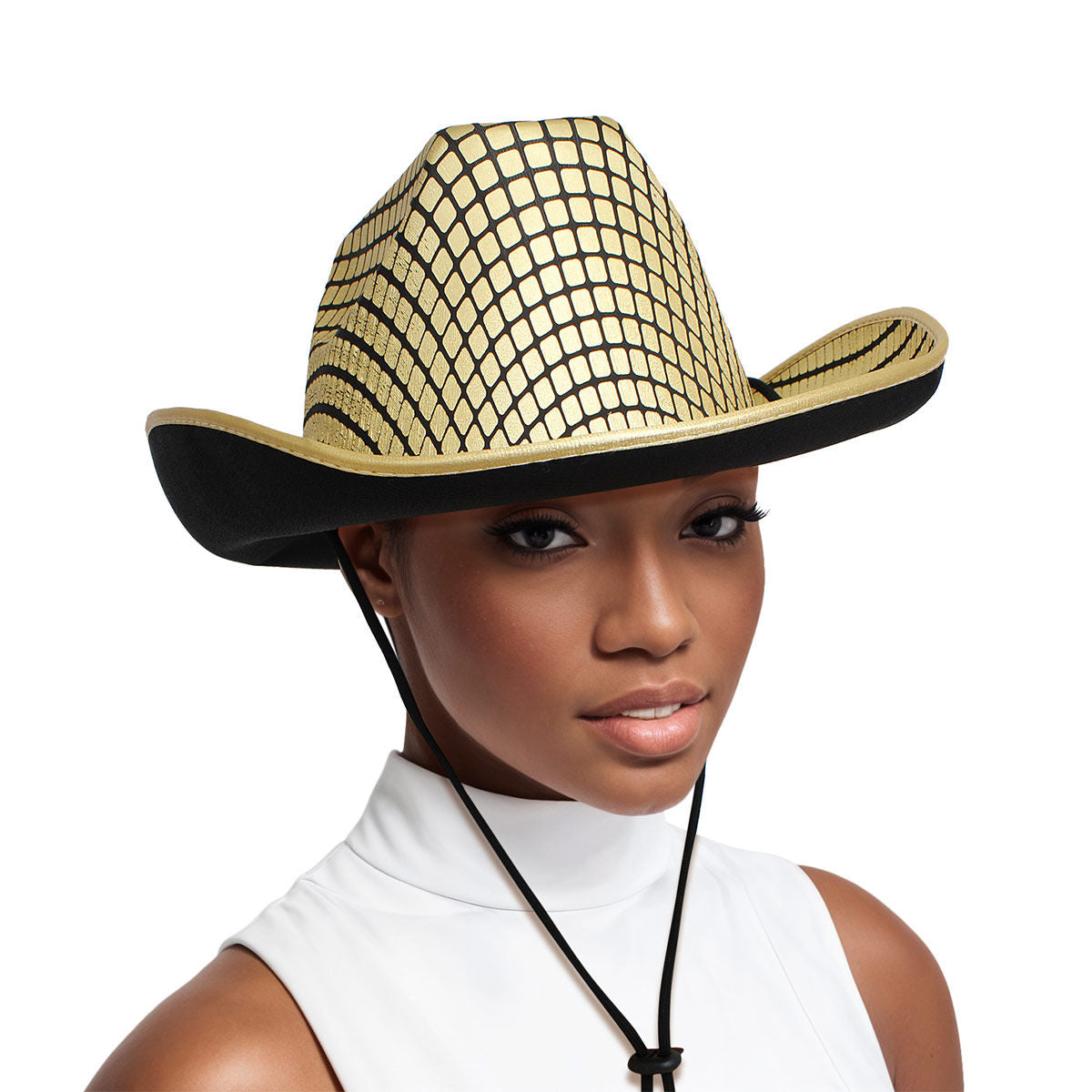 Cowboy Hat Gold This Ain't Texas Fashion Hat