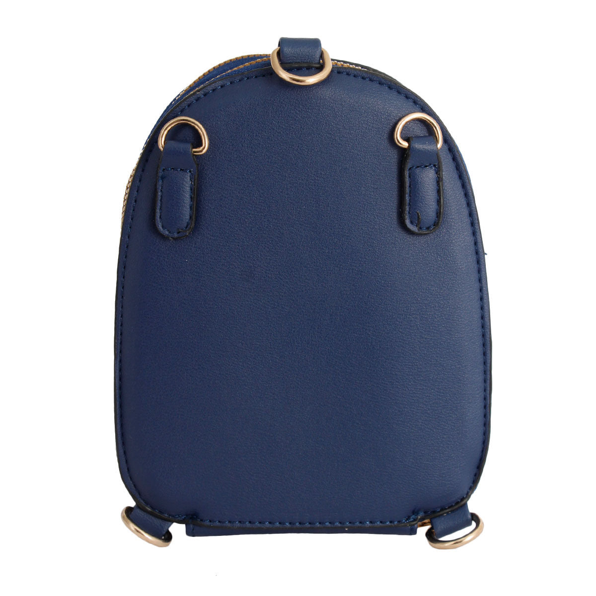 Navy Flower Mini Backpack