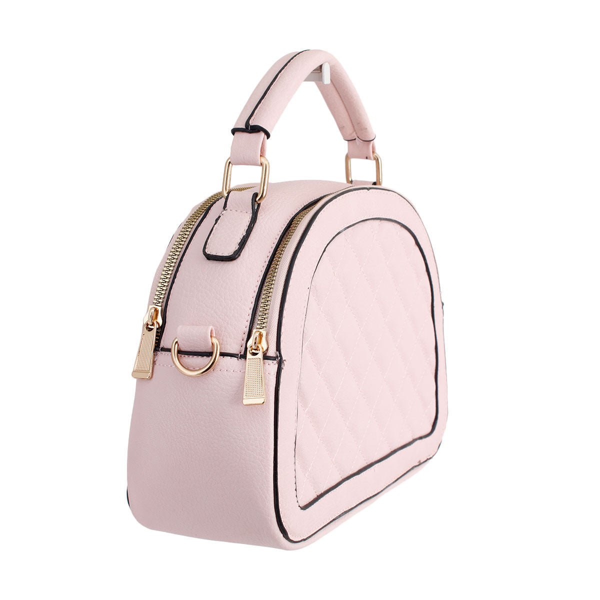 Pink Quilted Canteen Bag