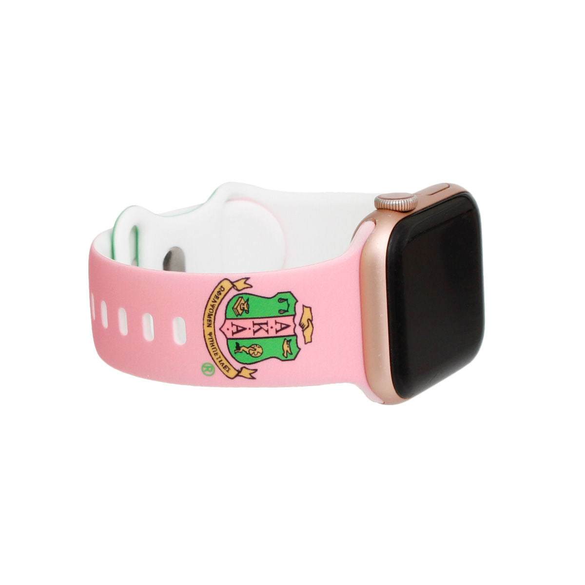 AKA Sorority Pink and Green Watch Band Strap Women