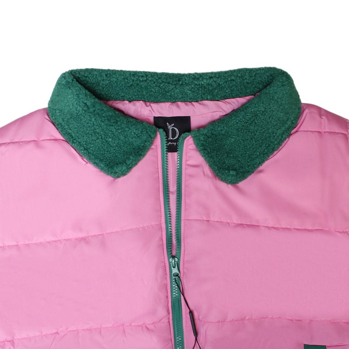 AKA Sorority Shearling Collar Puffer Vest Women