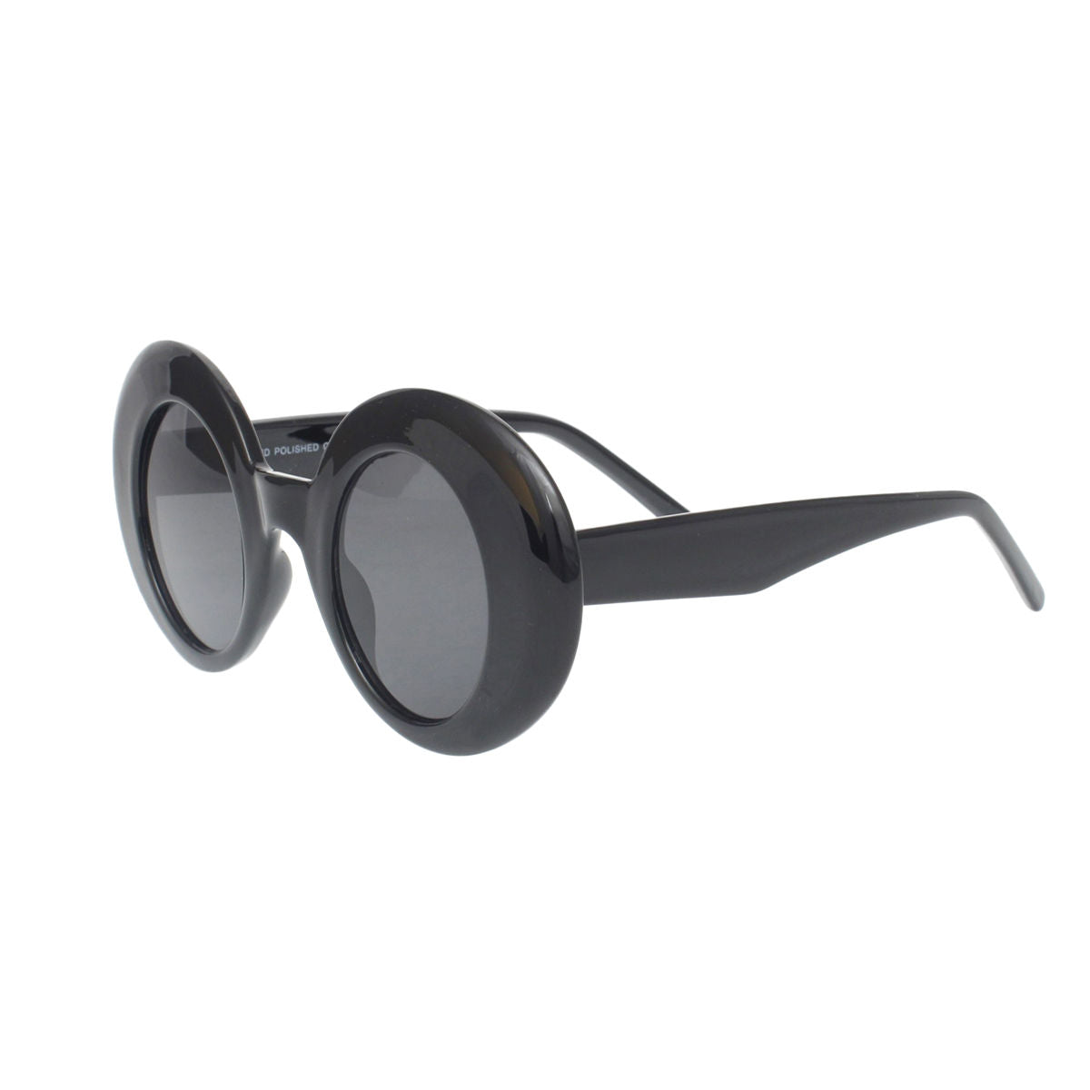 Sunglasses Black Round Retro Eyewear for Women