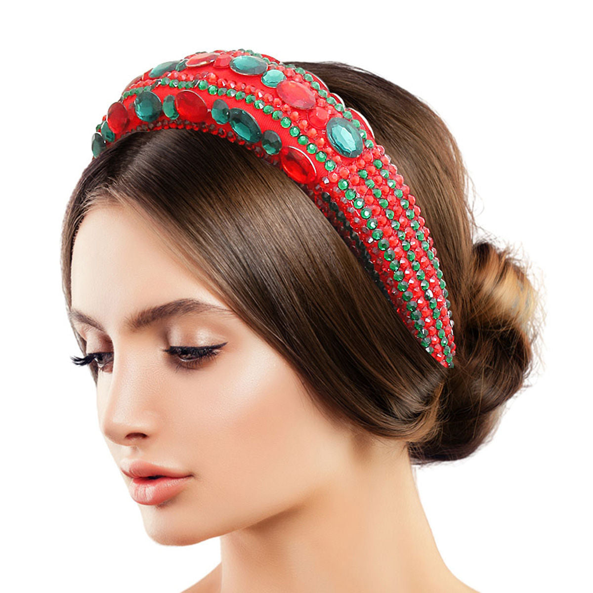 Crystal Crown: XMAS Padded Headband