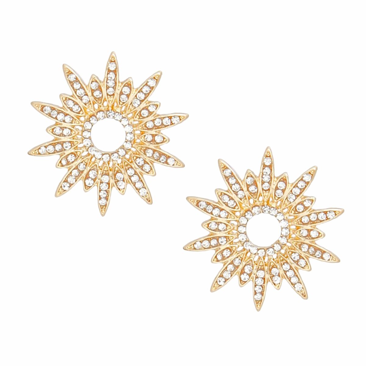 Stud Celestial Star Gold Earrings for Women