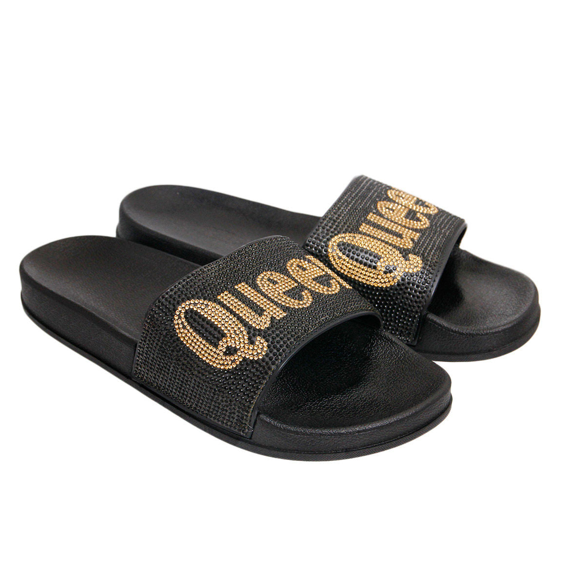 Size 11 Queen Black Slides