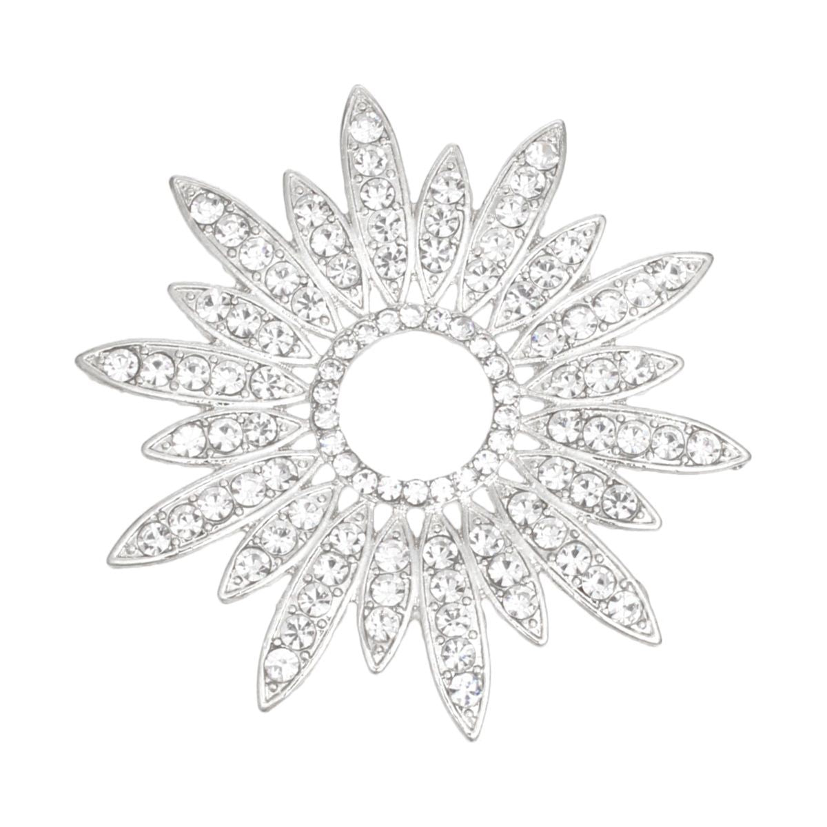 Brooch Celestial Star Silver Pin for Women